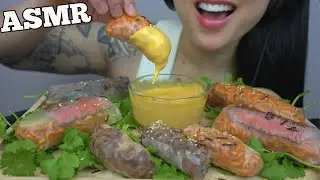 ASMR 2X SPICY, BLACK BEAN, CHEESY NOODLE ROLLS, CHEESE SAUCE (EATING SOUND) LIGHT WHISPER | SAS-ASMR