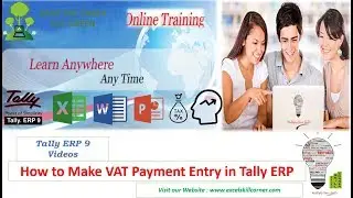How to Make VAT Payment Entry in Tally ERP