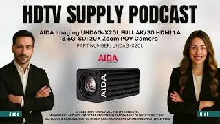 AIDA Imaging UHD6G-X20L FULL 4K/30 HDMI 1.4 & 6G-SDI 20X Zoom POV Camera
