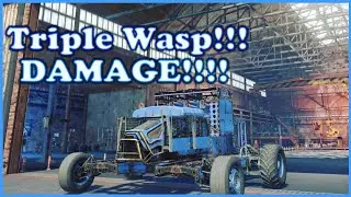 CrossOut - Triple Wasp Gameplay!!!
