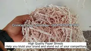 R-S-600B Crinkle Paper Shredder Crinkle Cut Paper Shredder Machine WS008617760771960