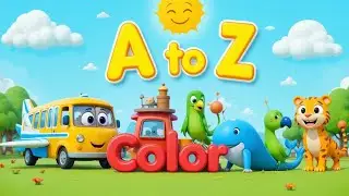 A to Z Colors | ABC Alphabet Colors Song 🌈 | Fun Learning for Kids | For The Cartoon TV :