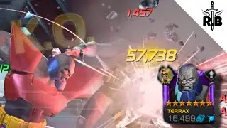 7star Terrax vs RoL Winter Soldier || MCOC Damage Showcase