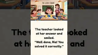The Clever Student  ||  English Listening Stories  ||