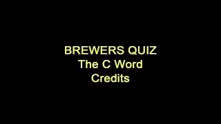 BREWERS DEC 23 CREDITS