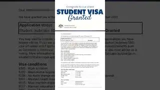 Australia Student Visa (Subclass 500) GRANTED | December 2025 Visa Approval 🇦🇺