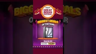 ipad air m3 price in flipkart big billion days sale 2025 🔥Apple iPad air m3 at ₹ 42,4999 #ytshorts