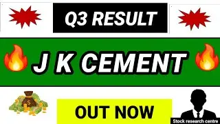 JK CEMENT share Latest News - JK CEMENT Share Latest News today - JK CEMENT Q3 result