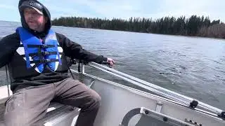 Slow morning on Wekusko Lake.