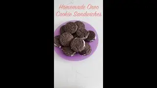homemade oreo sandwiches asmr