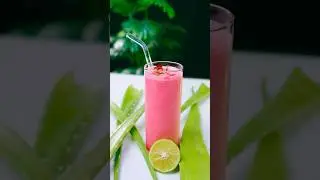 Aloe vera Rose Lassi🤤 #shorts