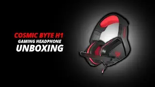 Unboxing Cosmic Byte H1 Gaming Headphone with Mic for PC, Laptops, Mobile, PS4, Xbox One (Red)