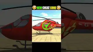 🚁Indian bike driving 3d New Helicopter cheat code #shorts