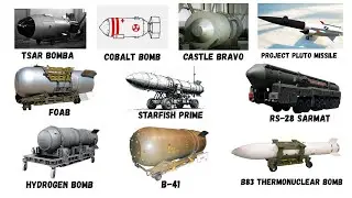 The 10 most Powerful and dangerous bombs in history explained in 8 minutes