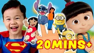 Lilo & Stitch & Despicable Me Finger Family | Nursery Rhymes | DoReMi Kids Songs