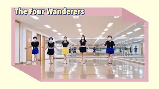 The Four Wanderers - Linedance(beginner)#Thefourwandererslinedance#joylinedance