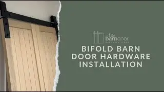 How to Install Bifold Barn Door Hardware