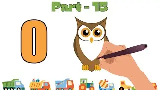 O for Owl, Part - 15, Alphabets, छोटे बच्चों की पढ़ाई, kids class, #toddlers #kidssong #abcdsongs ✍