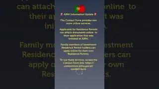 📢 Portugal BIG NEWS from AIMA! Apply for Residence Permits ONLINE 🇵🇹