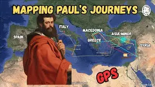 Mapping Paul's Four Missionary Journeys