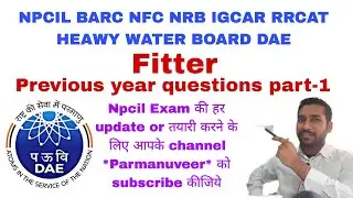 NPCIL Fitter previous years questions