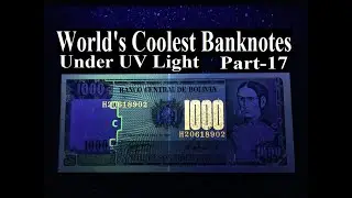 World's Coolest Banknotes Under UV Light Part - 17