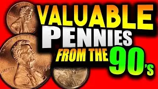 SUPER RARE 1990 PENNY WORTH MONEY - EXPENSIVE COINS TO LOOK FOR IN POCKET CHANGE