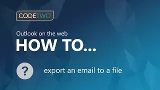 How to save an email as a file in Outlook on the web (OWA)