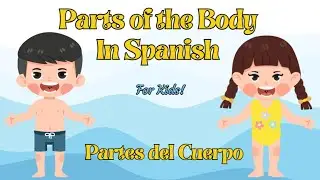 Body parts in Spanish for Kids | Vocabulary!