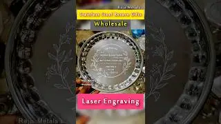 Satisfying Laser Engraving on Stainless Steel Return Gifts