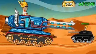 Hills Of Steel - VIP Tank Mode Walkthrough 2VS2 Gameplay