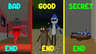 All 5 Endings in Irregular Show [HORROR] | Roblox