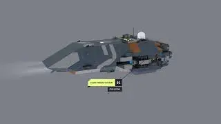 #Spaceengineers Ship Showcase MLQ01-Malaquita