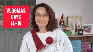Simply in Stitches Days 14-16  Vlogmas series Sophie Scarf Cast on and some sewing