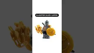 How To Make A LEGO GLADIATOR SILVER SURFER Minifigure From World War Hulk! #shorts