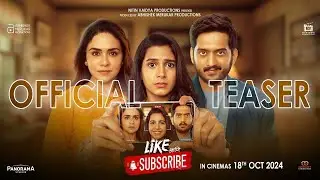 Like आणि Subscribe - Official Teaser | Ameya Wagh, Amruta Khanwilkar | Abhishek Merukar | 18th Oct