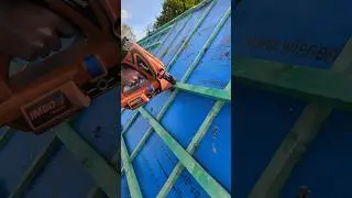 Most Satisfying Result Roofer Asmr  #asmr #construction #roofing #roof #satisfying #work #worker