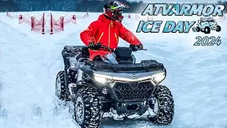 ГОНКИ ПО ЛЬДУ НА КВАДРОЦИКЛАХ ӏ ATVARMOR ICE DAY 2024 ӏ CFMOTO CFORCE 1000 NEW ВПЕРВЫЕ В РОССИИ
