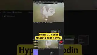 Hyper3D amazing bake normals feature #design #hyper3d #rodin #generativedesign #generativeai