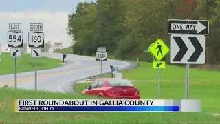Gallia County gets its first roundabout