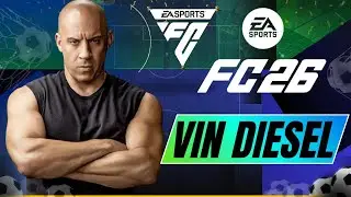 Como fazer a game face do Vin Diesel (Toretto) no Pro Clubs do EAFC26 (FIFA) tutorial completo