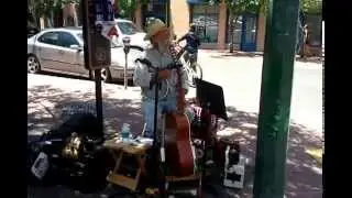 Ton Knol and J. Michael Combs playing in Santa Fe.