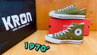 CONVERSE CHUCK TAYLOR FIRST STRING 1970&rsquo; GREEN ราคา 2,800-3,000  ผ้าใบสีเขียว