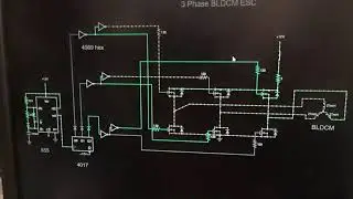 How to make a 3 Phase Brushless Motor BLDC ESC Driver schematic with no software required