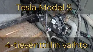 Tesla Model S, 4-tieventtiilin vaihto | Model S 4-way valve replacement