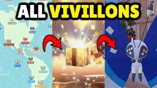 Как охотиться на всех формах Вивийона в Pokemon Scarlet и Violet