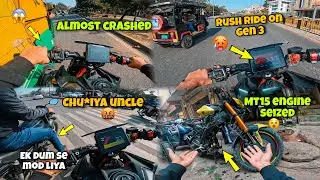 Duke 390 Gen3 RUSH RIDE GONE WRONG 😱| Uncle Thok deta Muje 🤯