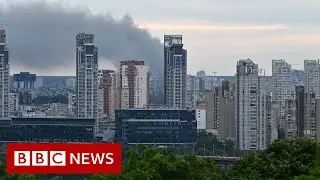 Explosions shake Kyiv while battles rage in Ukraine&rsquo;s east - BBC News