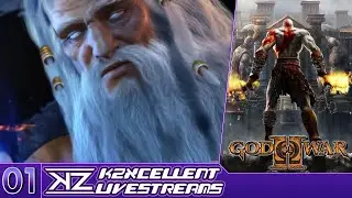 The God of War 2 Deathstream (Part 1) | KZXcellent Livestream