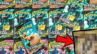 PULLED SECRET RARE! Opening 20 Pokemon Team Up Booster Packs